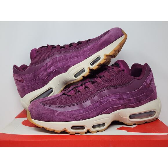 Nike Air Max 95 SE BORDEAUX GUM AJ2018-600 Size 11.5 WORN - Picture 1 of 8